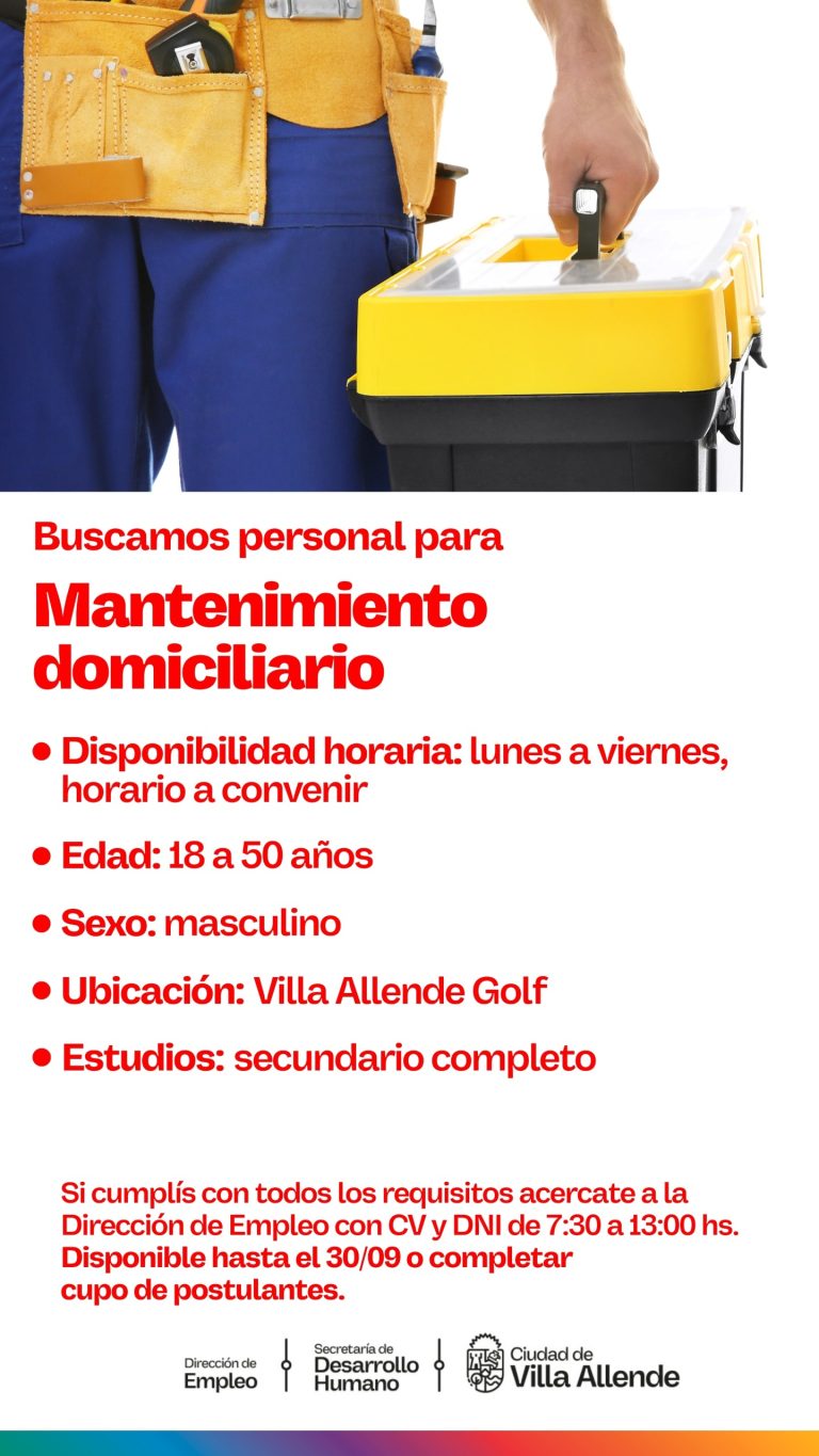 mantenimiento domiciliario